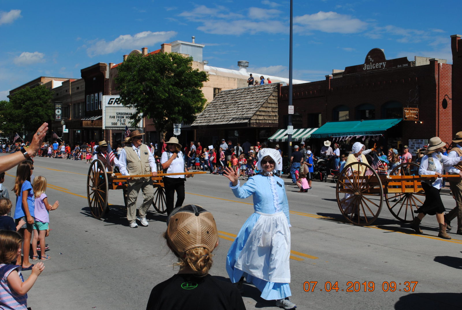 CELEBRATING OUR FIRST 4TH OF JULY PARADE “EVER” LANDER WYOMING